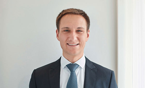 Portraitfoto von Florian Bolt, Leiter eVV Desk St. Gallen bei der St.Galler Kantonalbank