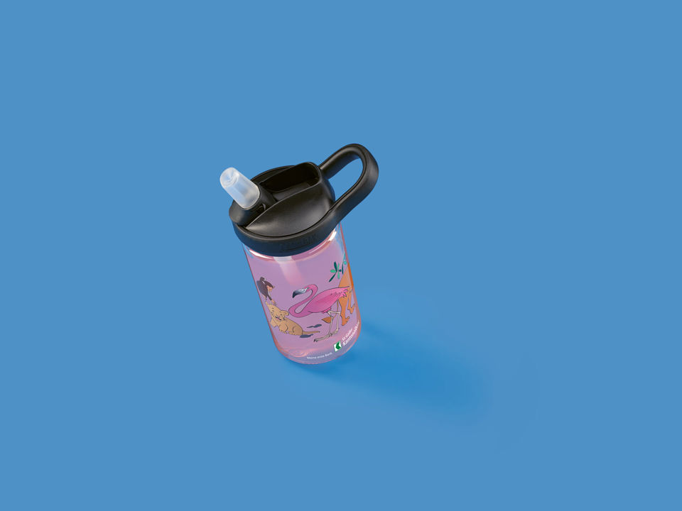 Trinkflasche für Kinder mit SGKB You Konto