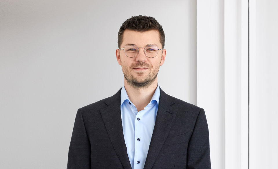 Portraitfoto von Benjamin Horat, Senior Berater Privatkunden bei der St.Galler Kantonalbank