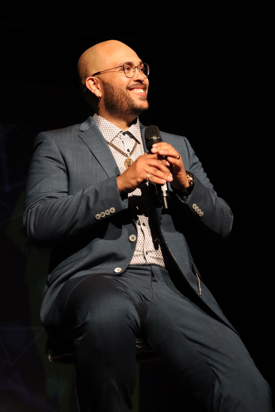 Sänger und Moderator Jesse Brown