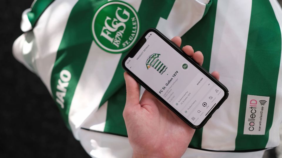 Ein Trikot des FCSG in der CollectID App