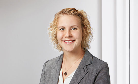 Portraitfoto von Myriam Graf, Senior Fachspezialistin Firmenkunden bei der St.Galler Kantonalbank