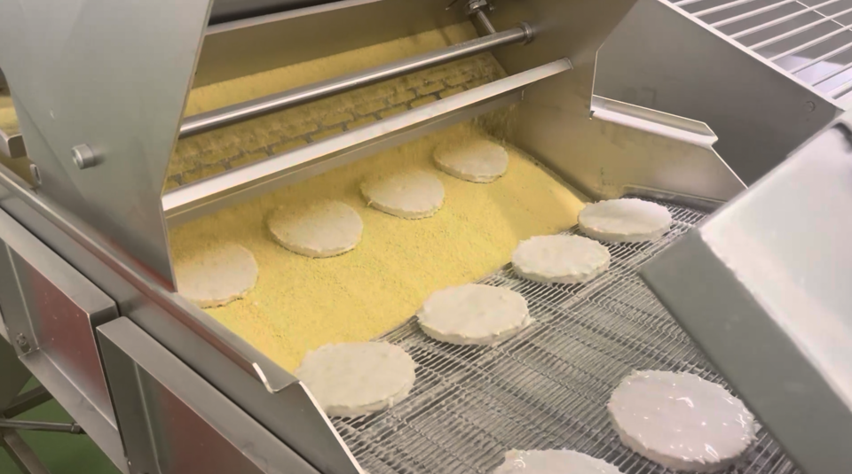 Produktion von pflanzlichen Fischburgern