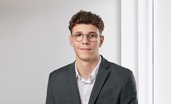 Portraitfoto von Noel Eugster, Lernender bei der St.Galler Kantonalbank
