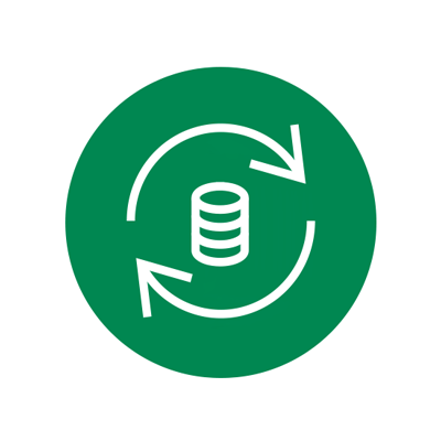 Icon für den Zinseszinseffekt