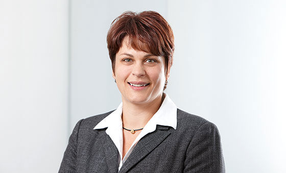 Portraitfoto von Susanne Indermaur, Leiterin Niederlassung bei der St.Galler Kantonalbank