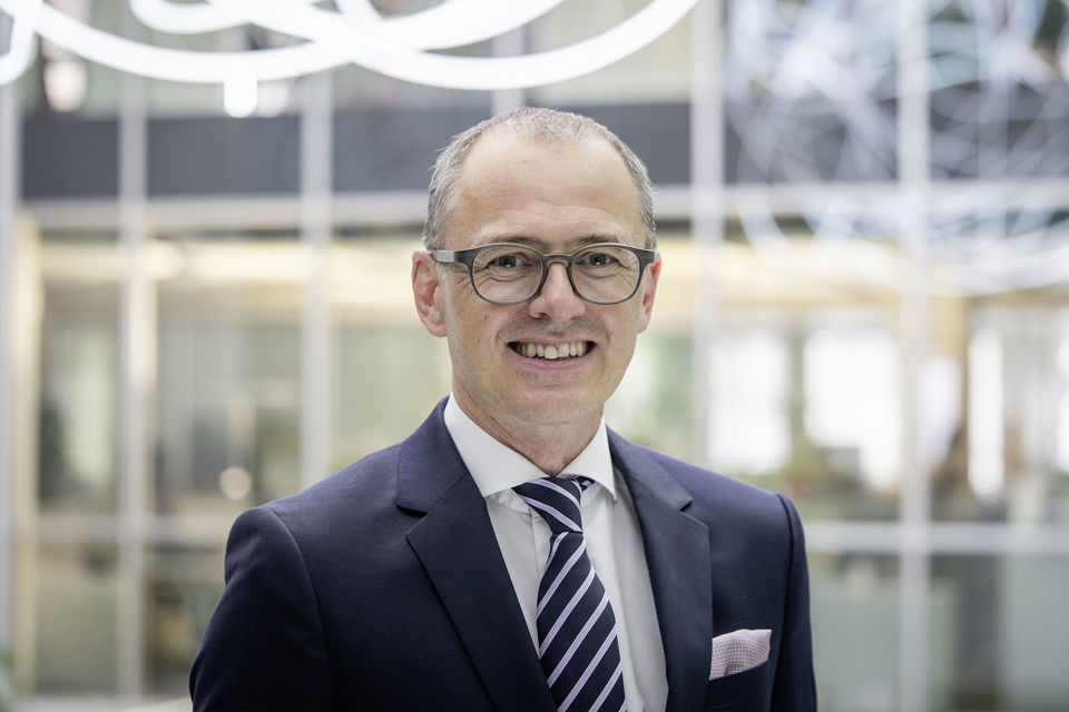Portrait von Patrick Graf, Geschäftsleitung der St.Galler Kantonalbank
