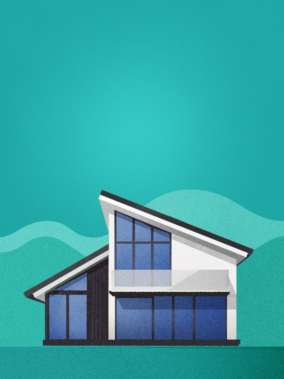 Illustration eines Hauses