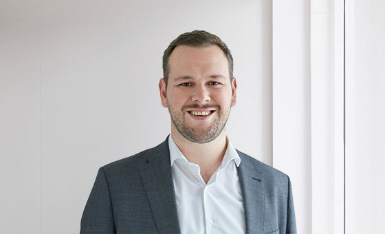 Portraitfoto von Yves Grundlehner, Berater Key Accounts bei der St.Galler Kantonalbank