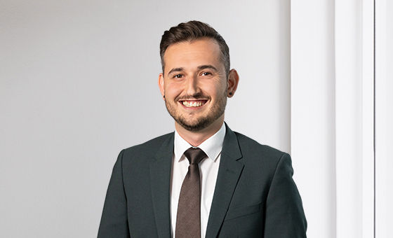 Portraitfoto von Kevin Racaniello, Kundenberater eVV-Desk bei der St.Galler Kantonalbank
