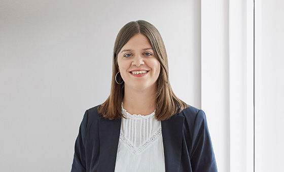 Portraitfoto von Melanie Blatter, Kundenberaterin BZplus bei der St.Galler Kantonalbank