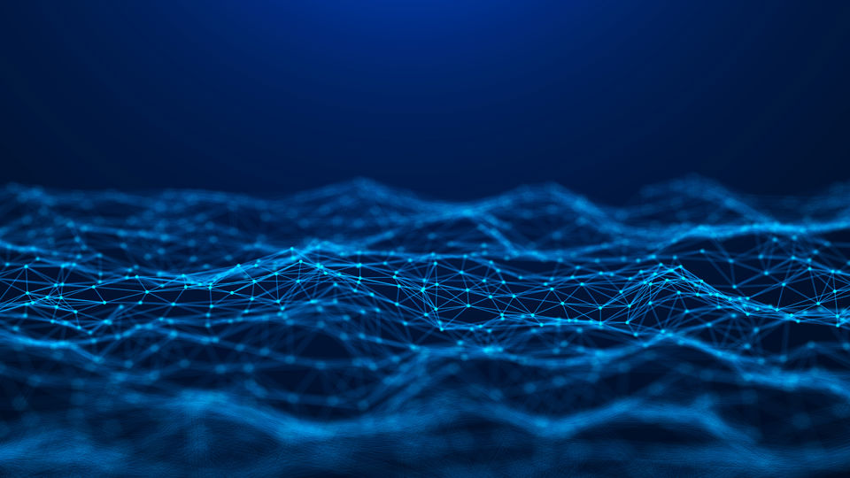 Symbolbild für vernetzte Daten und künstliche Intelligenz