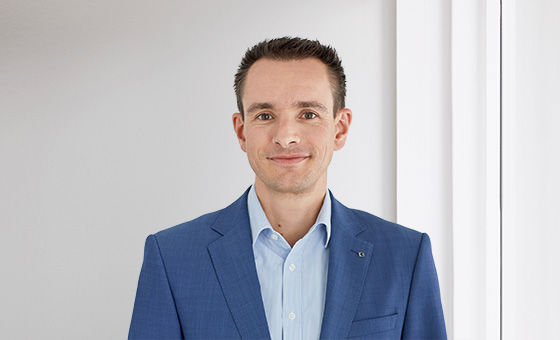 Portraitfoto von Matthias Hautle, bei der St.Galler Kantonalbank
