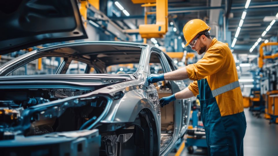 US-Zölle Automobil-Industrie Produktionsstrasse