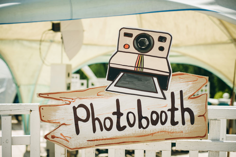 Zeichen für eine Fotobox