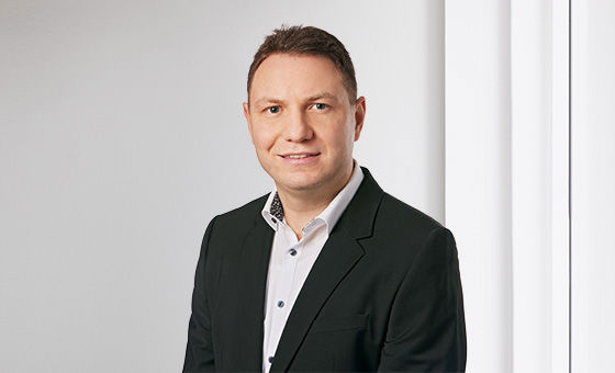 Portraitfoto von Andreas Kummer, Leiter Niederlassung bei der St.Galler Kantonalbank