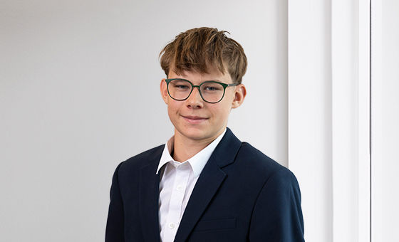 Portraitfoto von Nick Räss, Lernender bei der St.Galler Kantonalbank