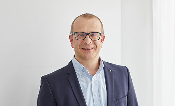 Portraitfoto von Markus Rusch, Leiter Niederlassung bei der St.Galler Kantonalbank