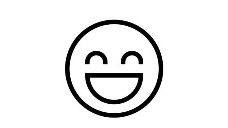 Icon lachender Smiley - Einfachheit eBill