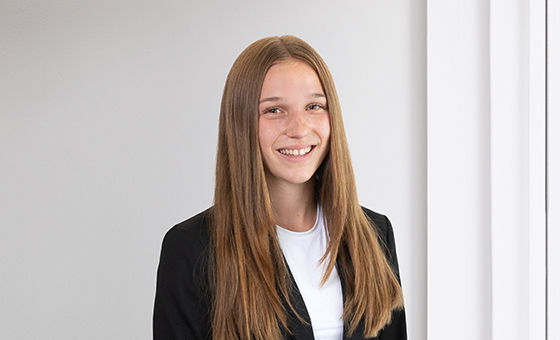 Portraitfoto von Salina Bigger, Lernende bei der St.Galler Kantonalbank