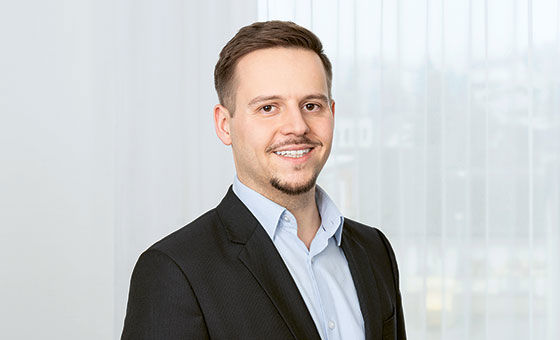 Portraitfoto von Claudio Merri, Senior Berater Gewerbekunden bei der St.Galler Kantonalbank
