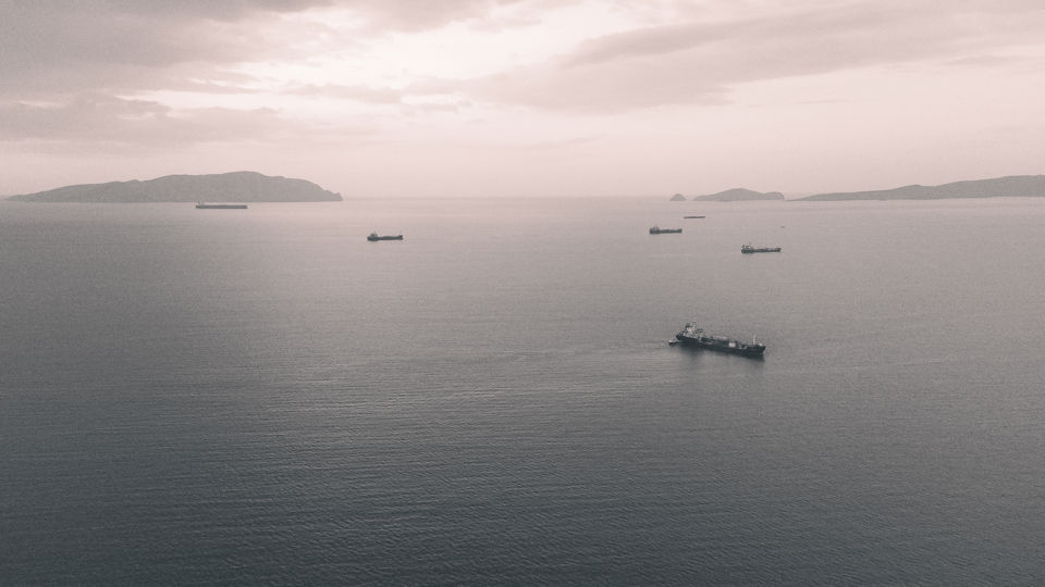 Öltanker auf dem Meer