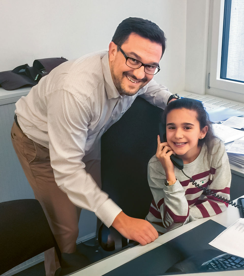 Familienbande am Arbeitsplatz Giorgio Colaci Alessia Colaci St.Galler Kantonalbank