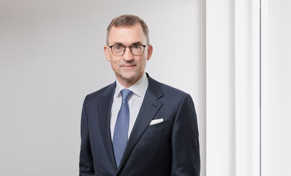 Portraitfoto von Roland Ledergerber, Präsident des Verwaltungsrats der St.Galler Kantonalbank AG