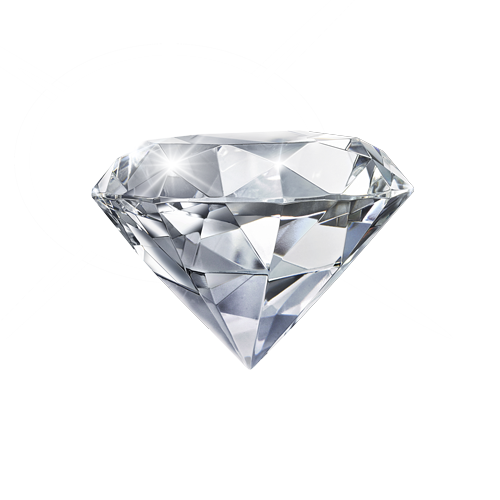 Illustration eines funkelnden Diamants