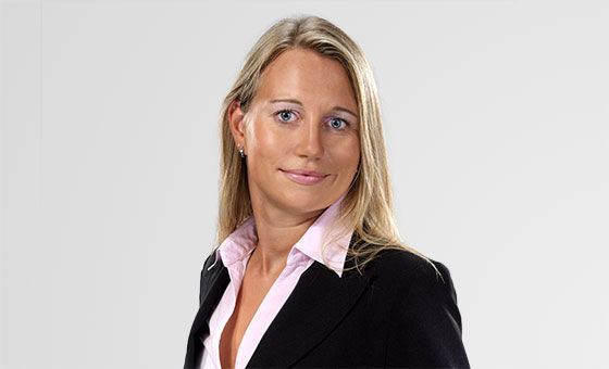 Portraitfoto von Sabine Dehm, Leiterin Niederlassung bei der St.Galler Kantonalbank