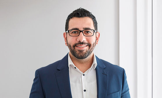 Portraitfoto von Gabriel Alp, Leiter Niederlassung bei der St.Galler Kantonalbank