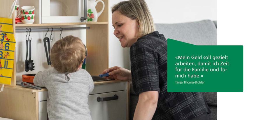 Testimonial für Anlagepaket Comfort active - Zitat von Tanja Thoma-Bichler 